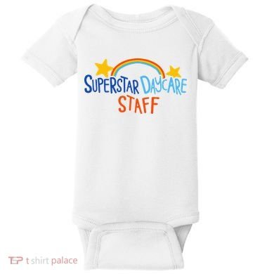Superstar Daycare Staff Trendy Apparel Baby Bodysuit