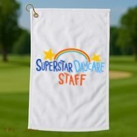 Superstar Daycare Staff Trendy Apparel Golf Towel thumb 1