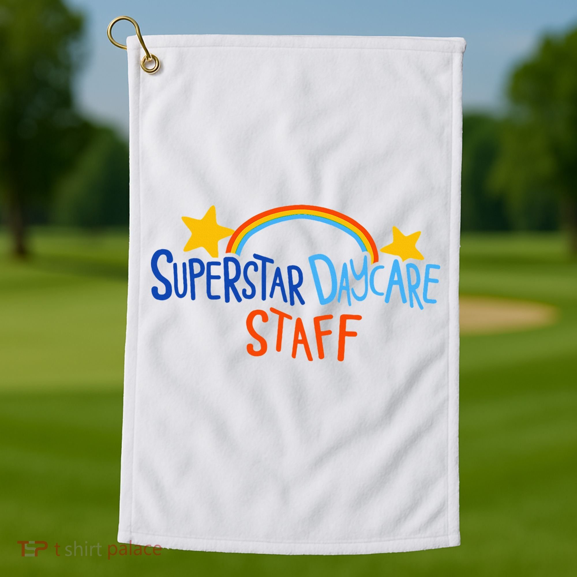Superstar Daycare Staff Trendy Apparel Golf Towel