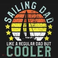 Sailing Dad | Sailboat Sailor Funny Father's Day Gift Ornament thumb 1