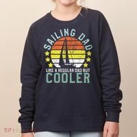 Sailing Dad | Sailboat Sailor Funny Father's Day Gift Women's Sweatshirt thumb 0