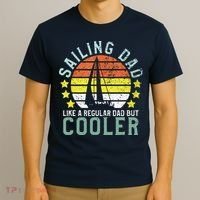 Sailing Dad | Sailboat Sailor Funny Father's Day Gift T-Shirt thumb 3