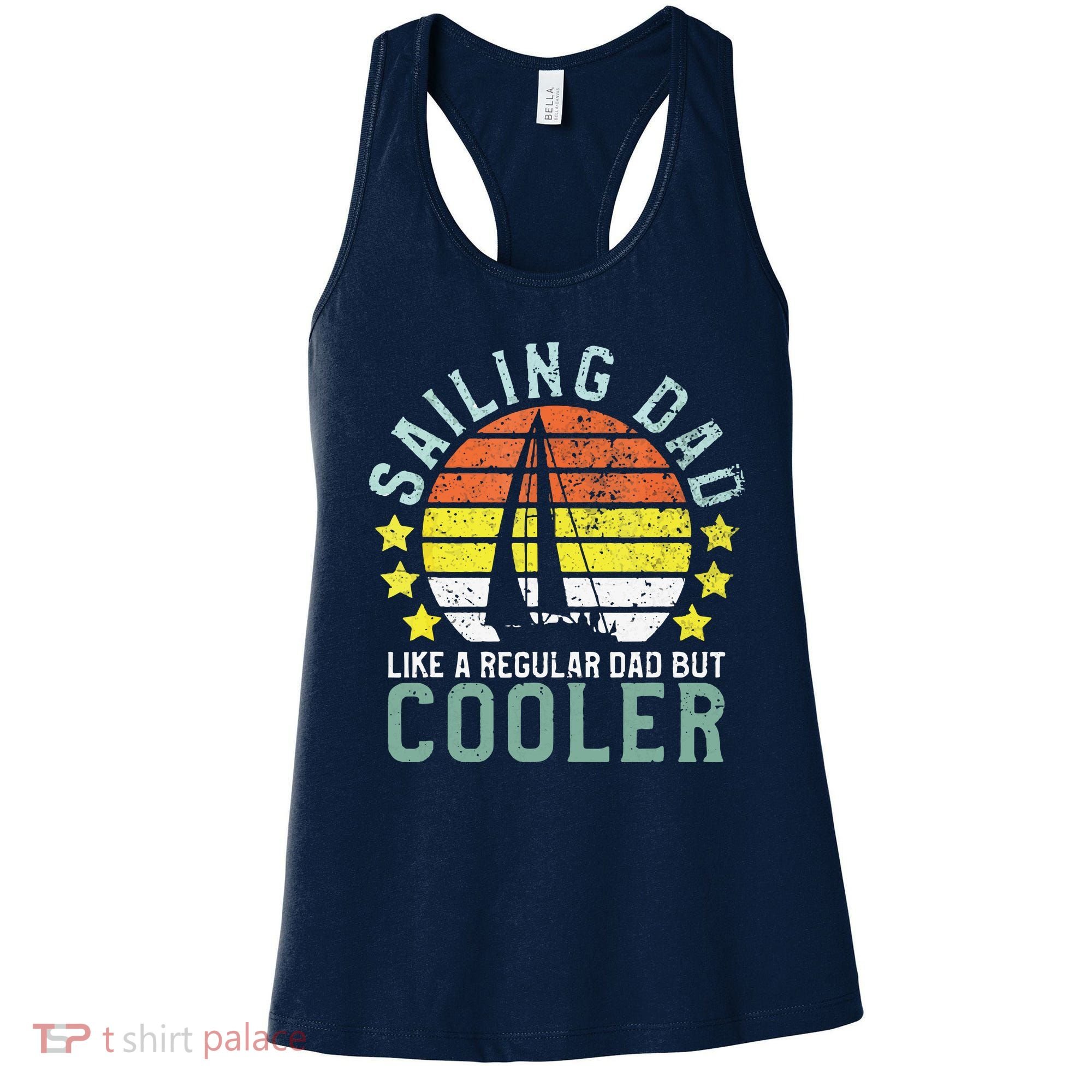 Sailing Dad | Sailboat Sailor Funny Father's Day Gift Women's Tank Top