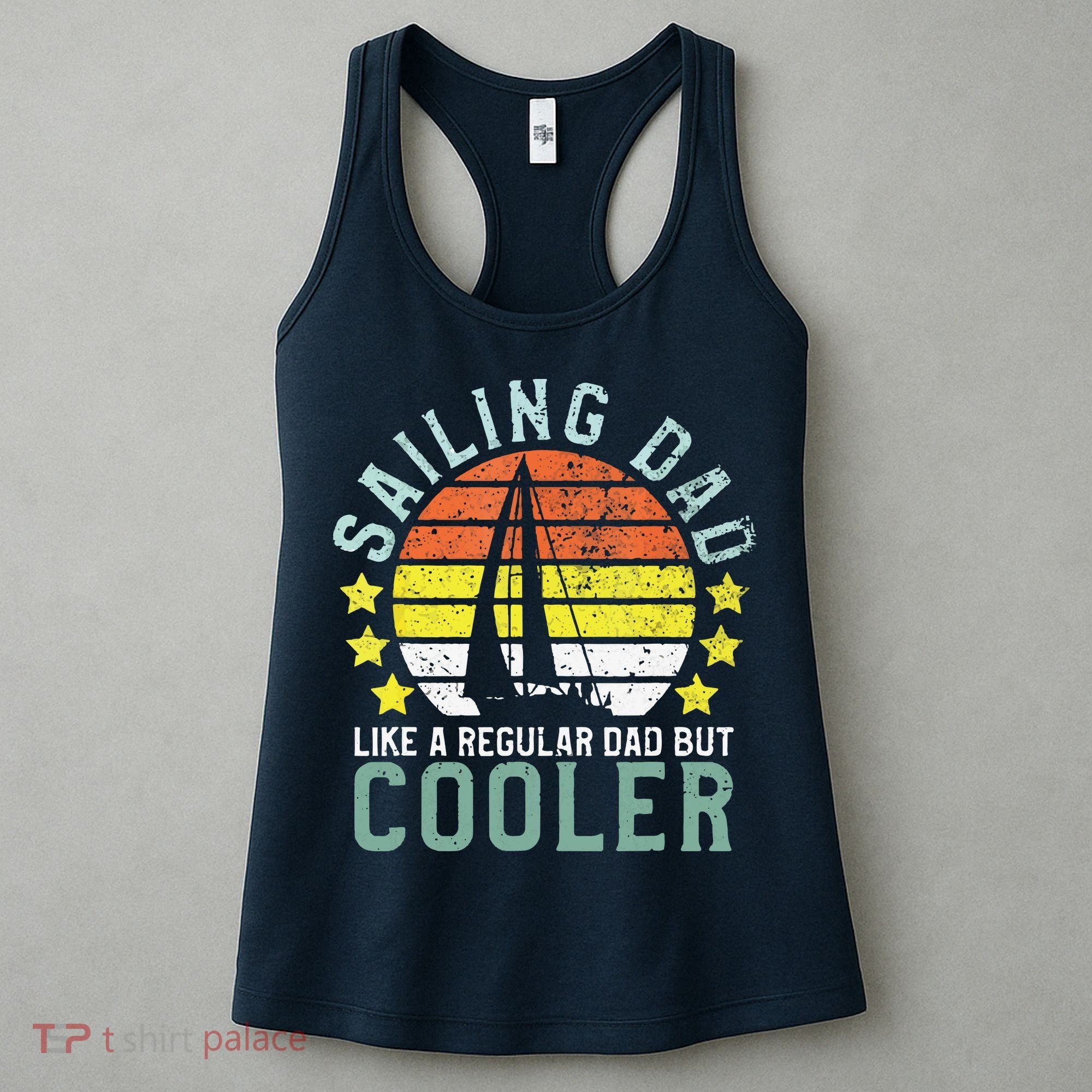 Sailing Dad | Sailboat Sailor Funny Father's Day Gift Women's Tank Top