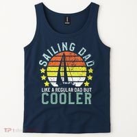 Sailing Dad | Sailboat Sailor Funny Father's Day Gift Tank Top thumb 2