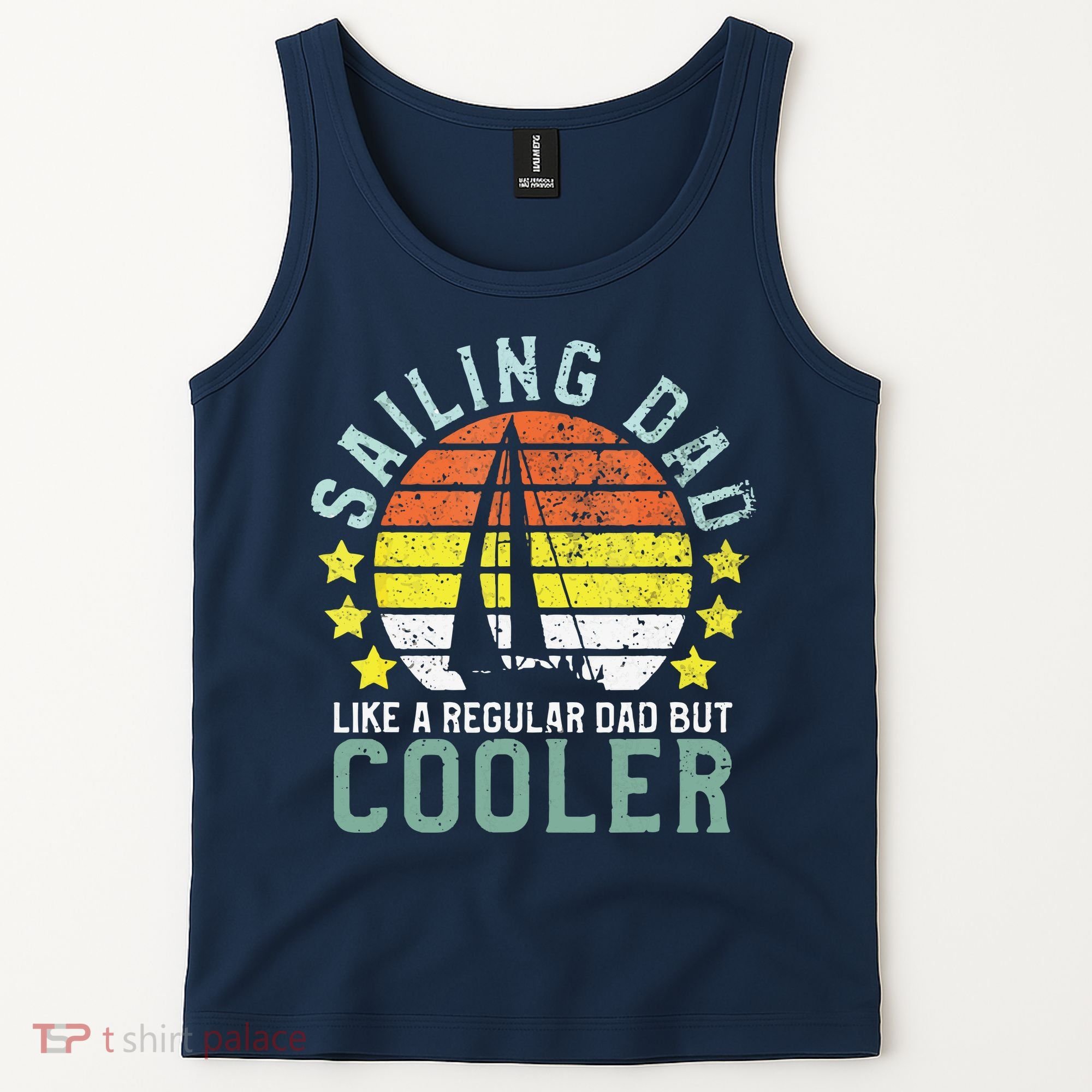 Sailing Dad | Sailboat Sailor Funny Father's Day Gift Tank Top