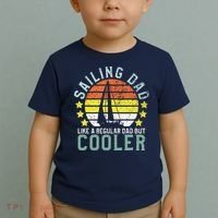Sailing Dad | Sailboat Sailor Funny Father's Day Gift Toddler T-Shirt thumb 2