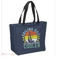 Sailing Dad | Sailboat Sailor Funny Father's Day Gift Tote Bag thumb 2