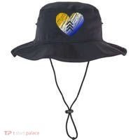 Support Down Syndrome Heart Bucket Hat thumb 0
