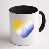 Support Down Syndrome Heart Coffee Mug thumb 1