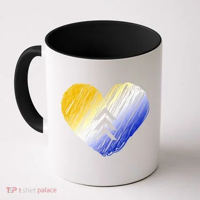 Support Down Syndrome Heart Coffee Mug