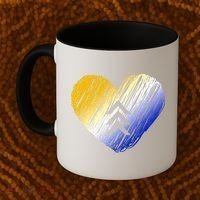 Support Down Syndrome Heart Coffee Mug thumb 2