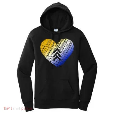 Support Down Syndrome Heart Women's Hoodie