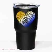 Support Down Syndrome Heart Tumbler thumb 0