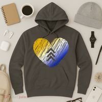 Support Down Syndrome Heart Hoodie thumb 3