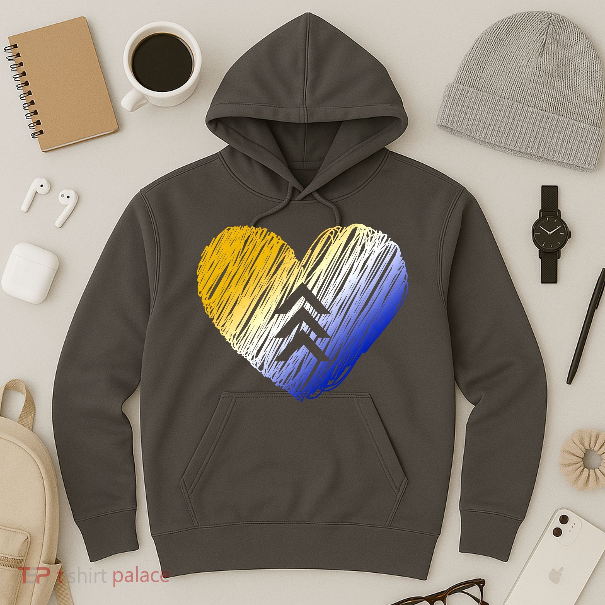 Support Down Syndrome Heart Hoodie