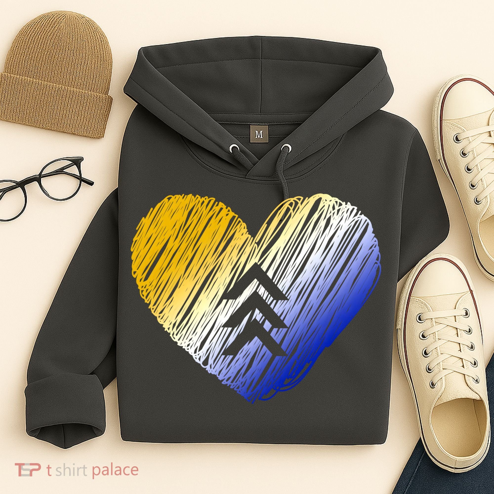 Support Down Syndrome Heart Hoodie