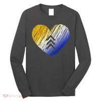 Support Down Syndrome Heart Long Sleeve Shirt thumb 0