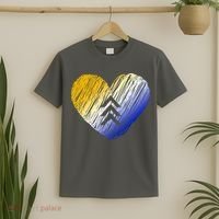 Support Down Syndrome Heart T-Shirt thumb 2