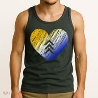 Support Down Syndrome Heart Tank Top thumb 3