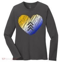 Support Down Syndrome Heart Women's Long Sleeve Shirt thumb 0