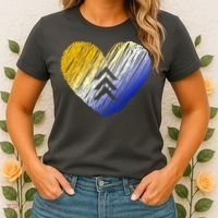 Support Down Syndrome Heart Women's T-Shirt thumb 2