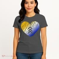 Support Down Syndrome Heart Women's T-Shirt thumb 4