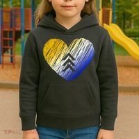 Support Down Syndrome Heart Kids Hoodie thumb 3