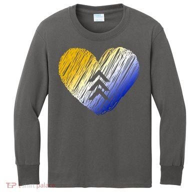 Support Down Syndrome Heart Kids Long Sleeve Shirt