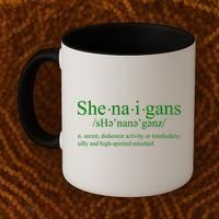 Shenanigans Definition St Patricks Day Funny Coffee Mug thumb 2