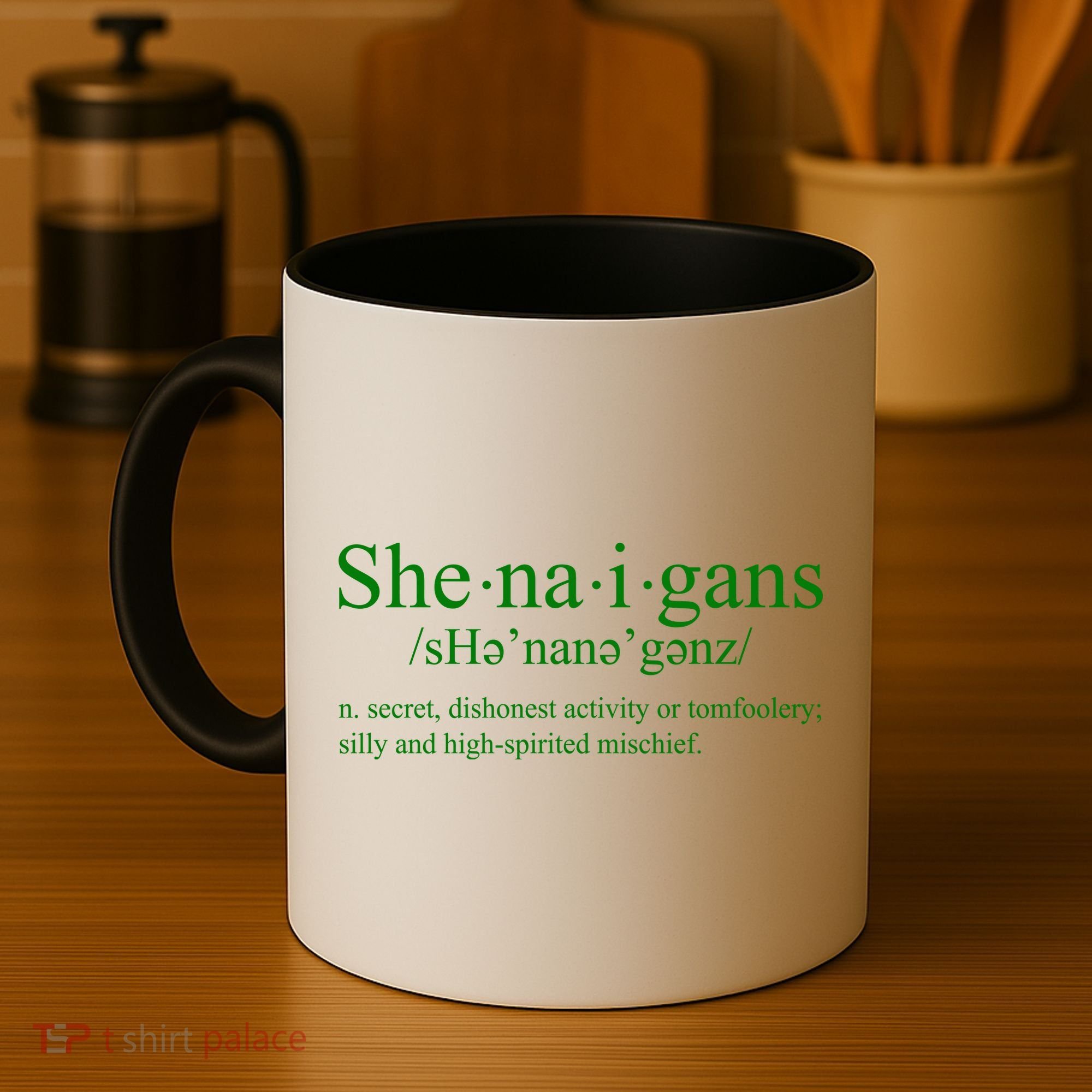Shenanigans Definition St Patricks Day Funny Coffee Mug