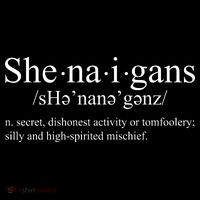 Shenanigans Definition St Patricks Day Funny Tank Top thumb 6