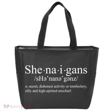 Shenanigans Definition St Patricks Day Funny Bag