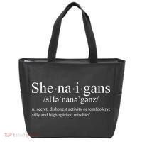 Shenanigans Definition St Patricks Day Funny Tote Bag thumb 0