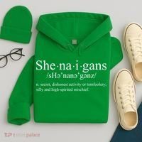 Shenanigans Definition St Patricks Day Funny Hoodie thumb 4