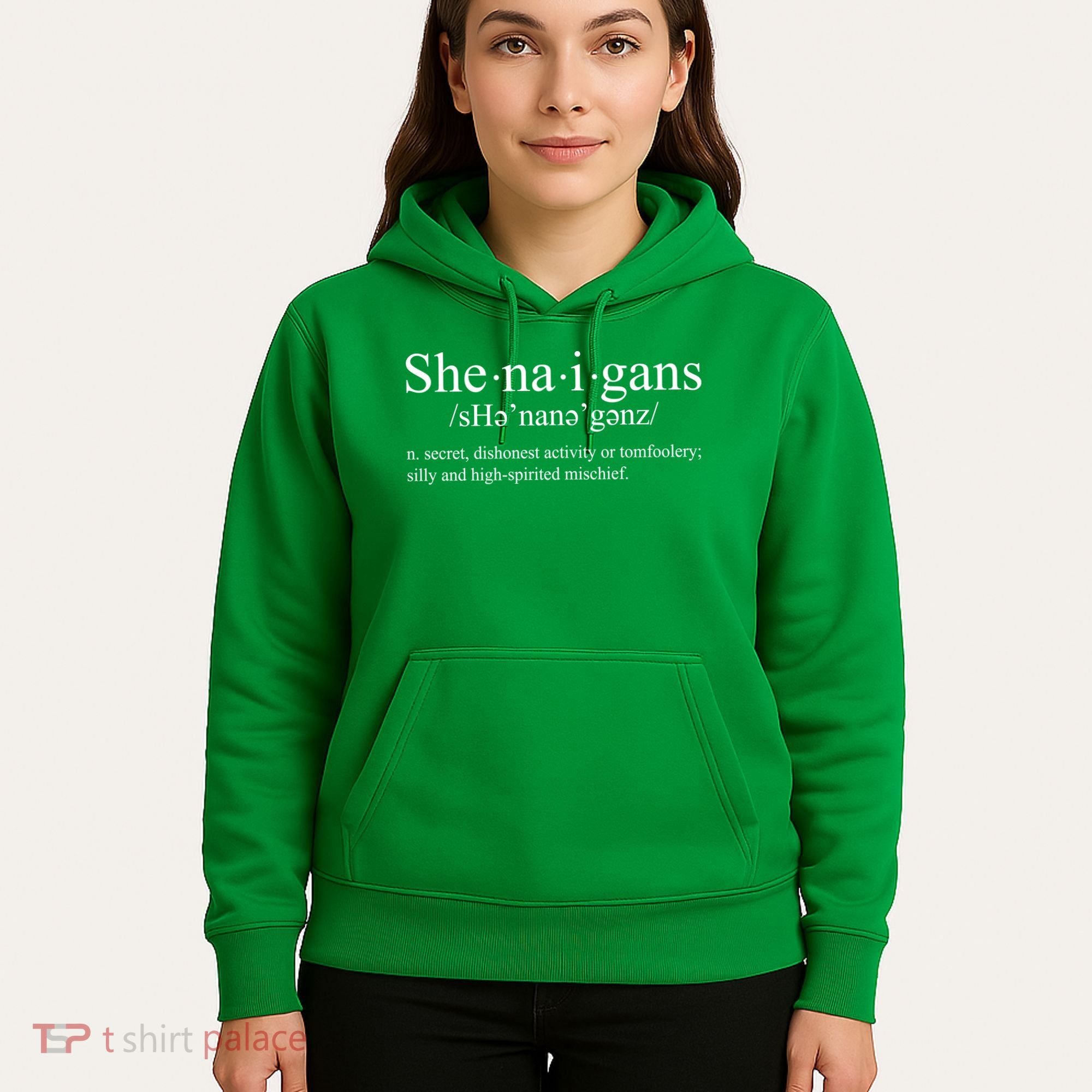 Shenanigans Definition St Patricks Day Funny Hoodie