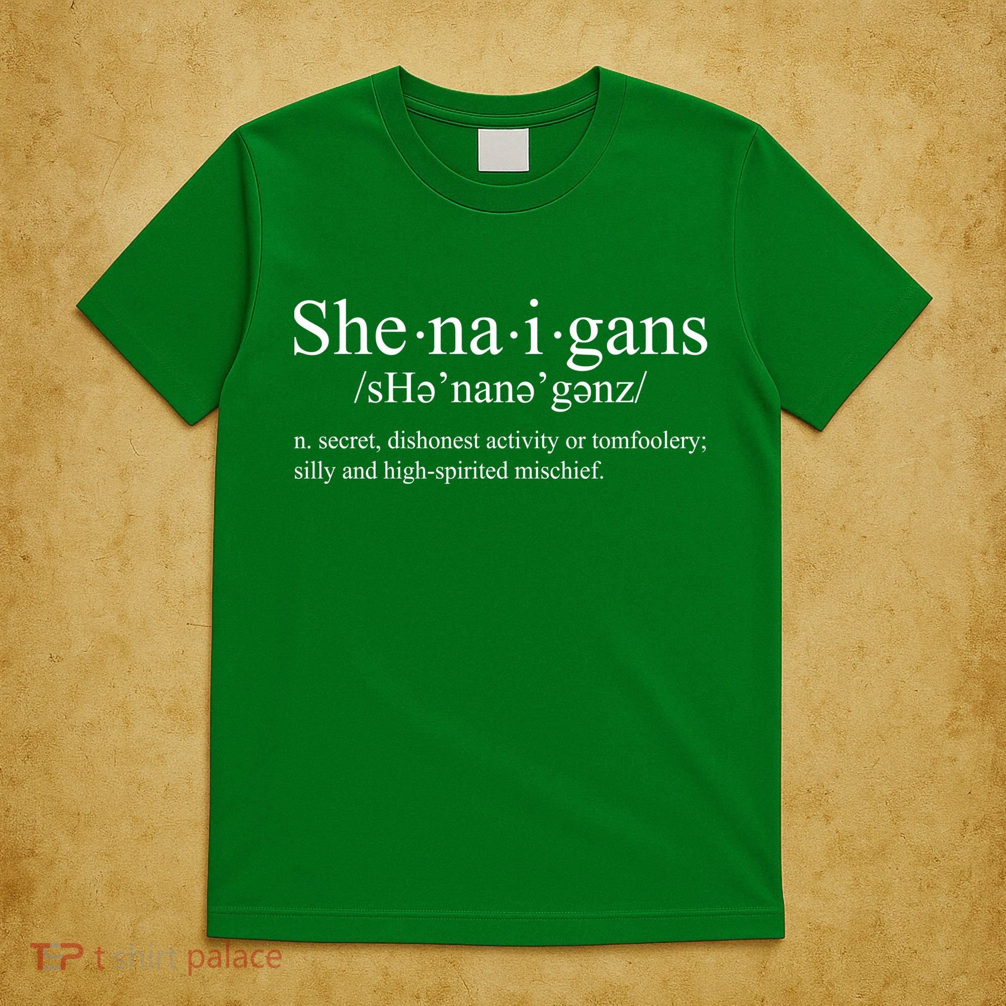 Shenanigans Definition St Patricks Day Funny T-Shirt