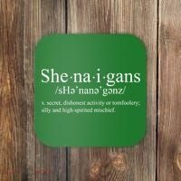 Shenanigans Definition St Patricks Day Funny Coaster thumb 0