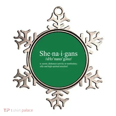 Shenanigans Definition St Patricks Day Funny Ornament