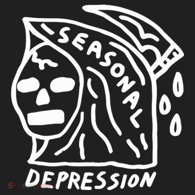 Seasonal Depression Crop Fleece Hoodie