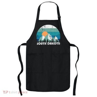 South Dakota State Retro Vintage Apron