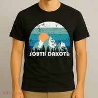 South Dakota State Retro Vintage T-Shirt thumb 3