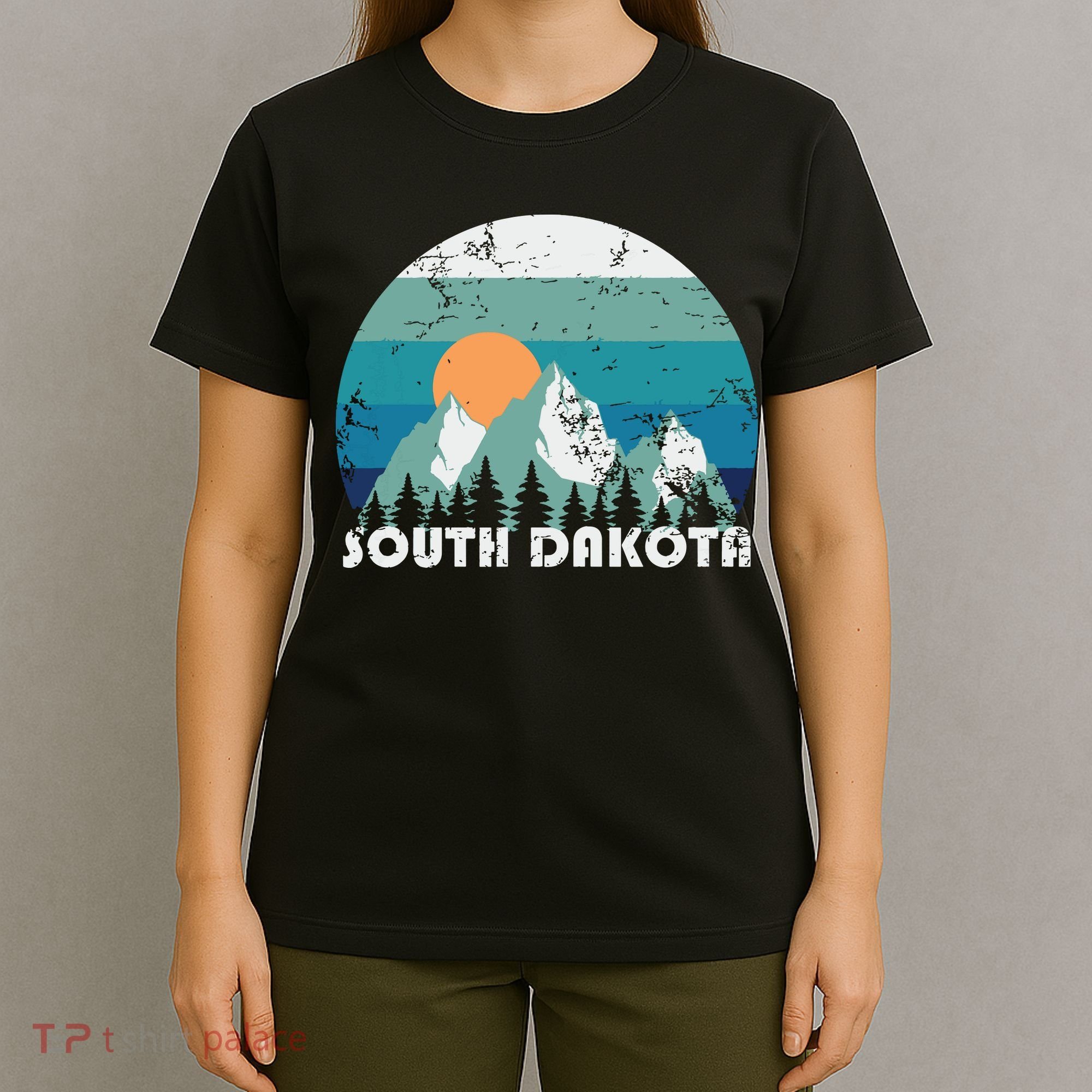 South Dakota State Retro Vintage T-Shirt