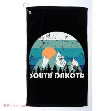 South Dakota State Retro Vintage Golf Towel