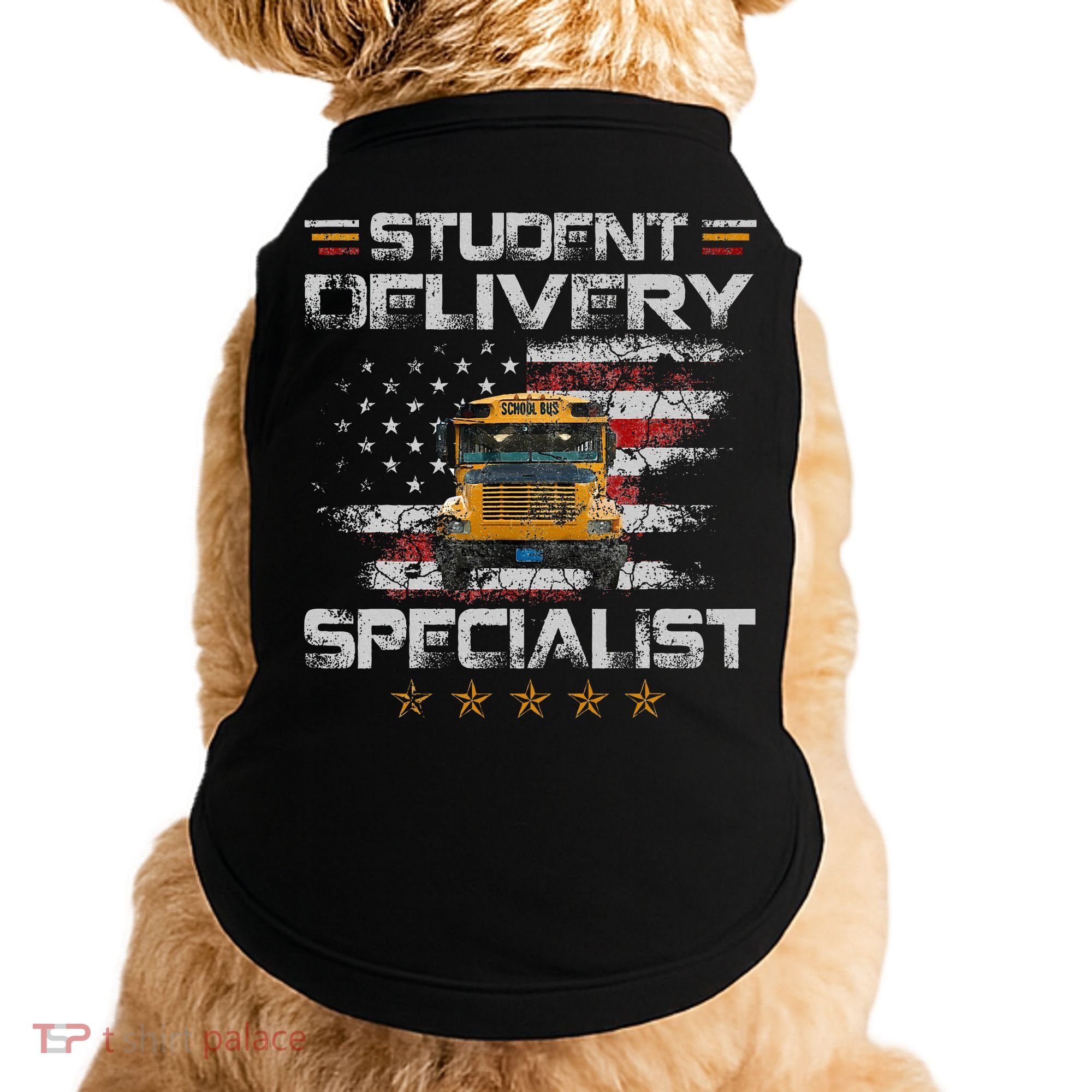 Student Delivery Specialist Funny School Bus Driver Doggie Tank