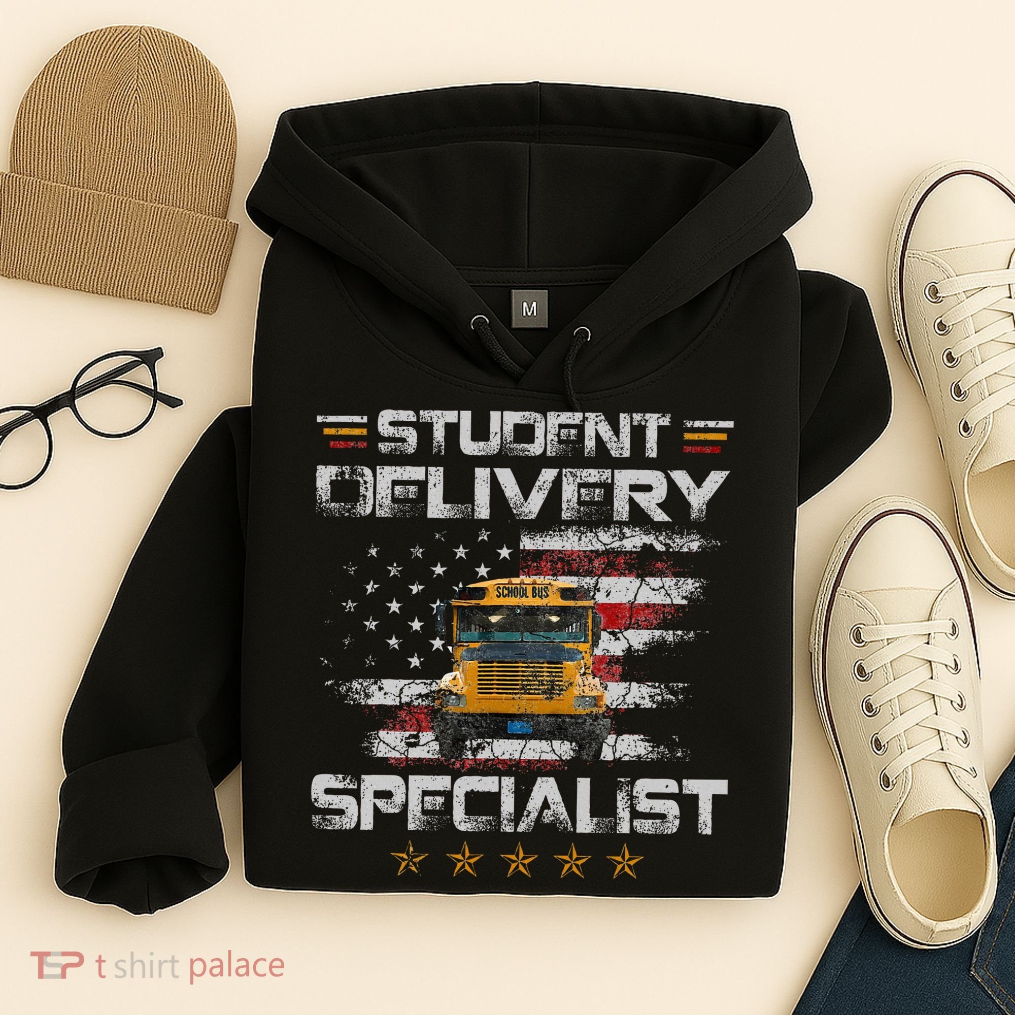 Student Delivery Specialist Funny School Bus Driver Hoodie
