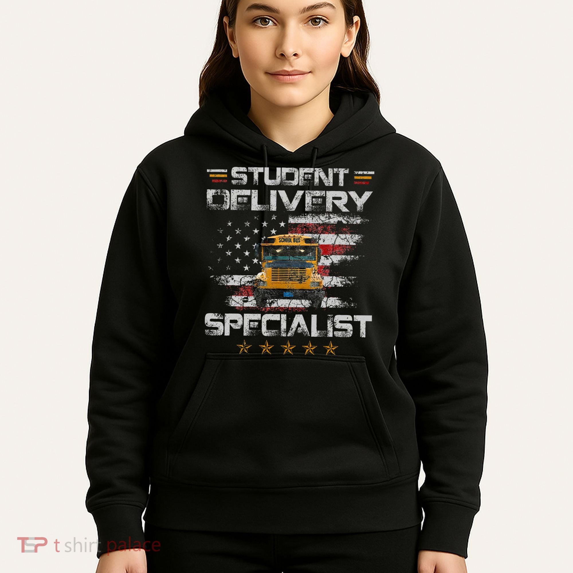 Student Delivery Specialist Funny School Bus Driver Hoodie