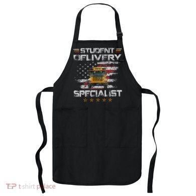 Student Delivery Specialist Funny School Bus Driver Apron