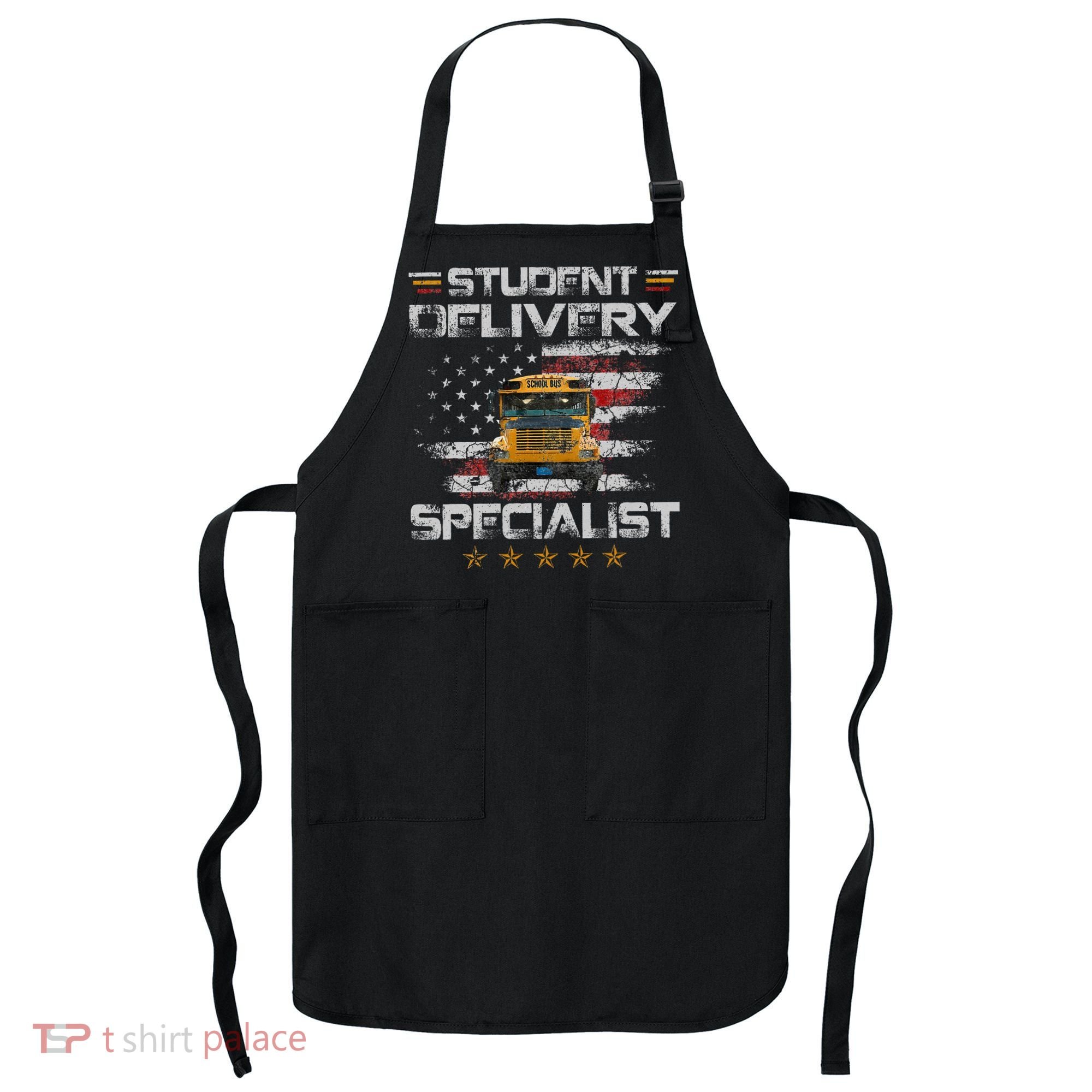 Student Delivery Specialist Funny School Bus Driver Apron