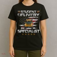 Student Delivery Specialist Funny School Bus Driver T-Shirt thumb 4